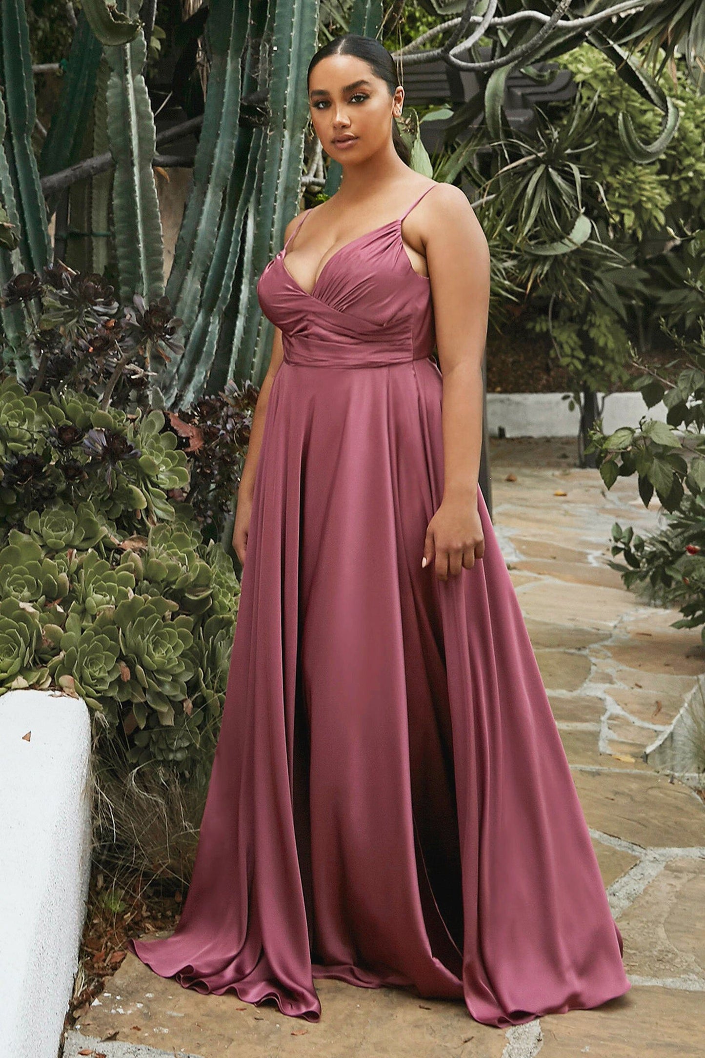 Plus Size Gown by Ladivine 7485C