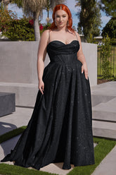 Plus Size Gown by Ladivine CD252C