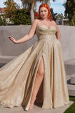 Plus Size Gown by Ladivine CD252C
