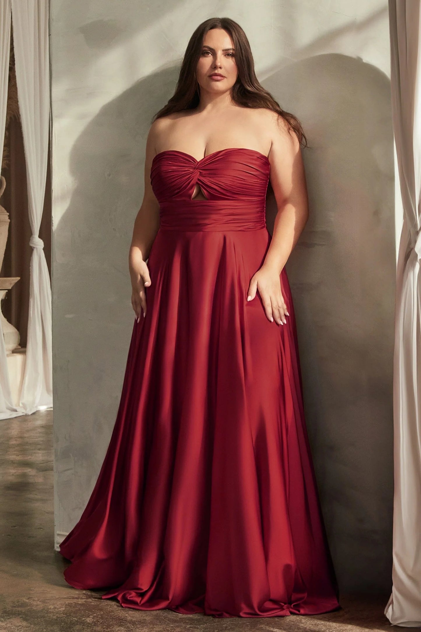 Plus Size Gown by Ladivine 7496C