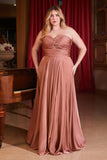 Plus Size Gown by Ladivine 7496C