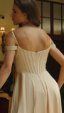 Vestido Formal de Satén Línea A by Lenovia USA 8502-C