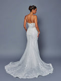 Spagetti Wedding Gown by Bridal 49914
