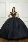 Off-Shoulder Ball gown with Lace by Bella Princess PQ1070