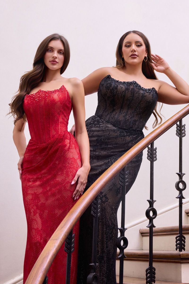 Plus Size Formal Dress by Ladivine CB162C
