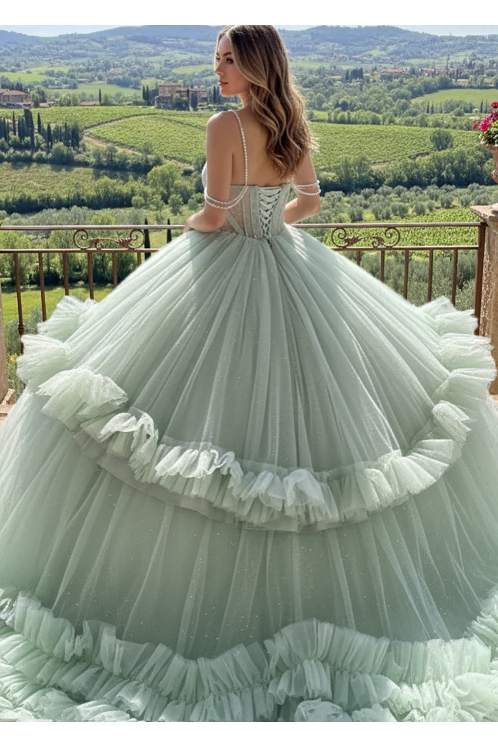 Grand Quince Glitter Ball Gown by  Couture PQ1103343