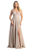Sleeveless Lace Embroidered Gown by Cindy Collection 5045695
