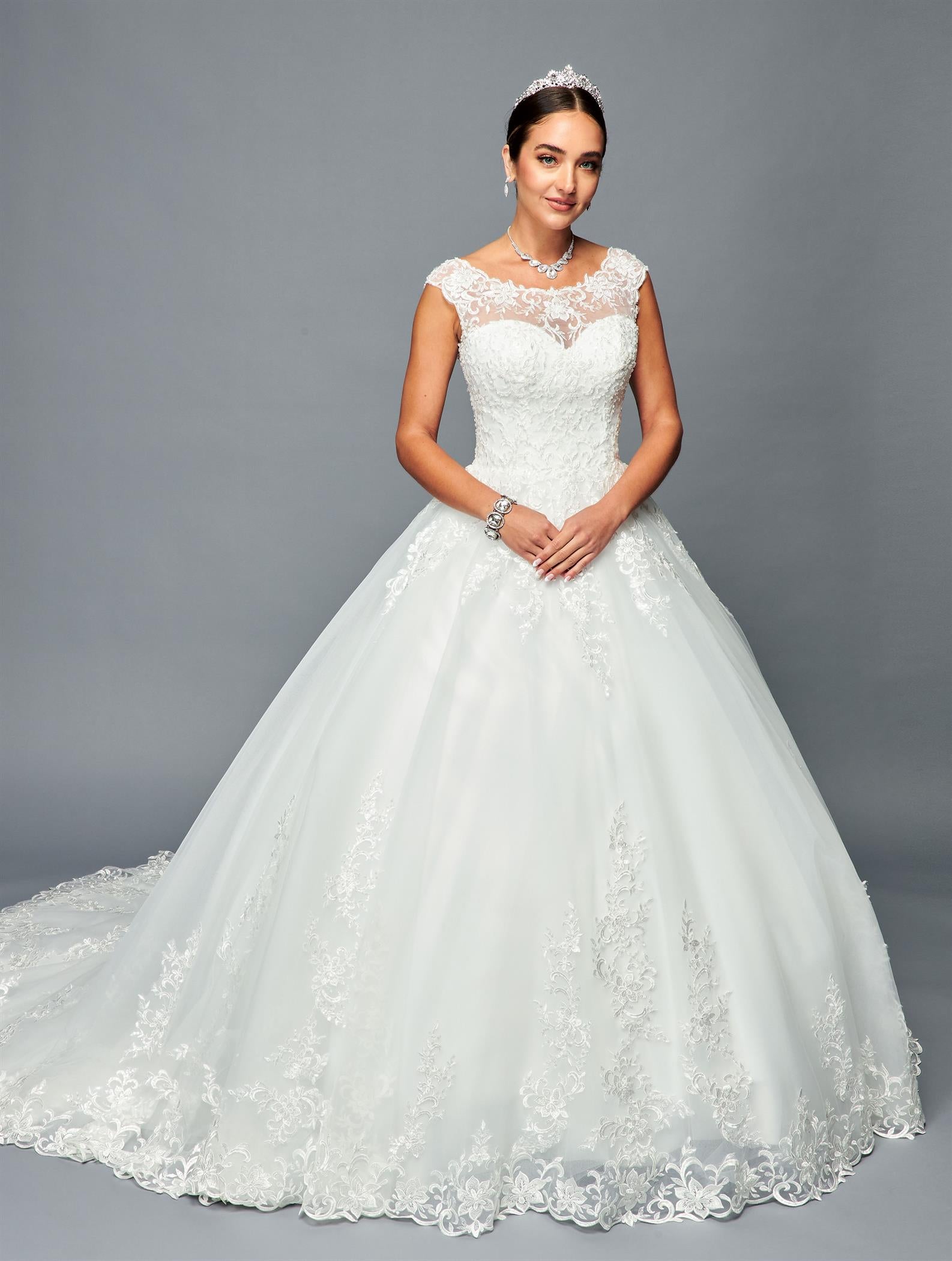 www.snkdress.com DeKlaire Bridal Style 464 wedding gown