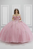 Dusty Rose Quinceañera Ball Gown by Glory Style