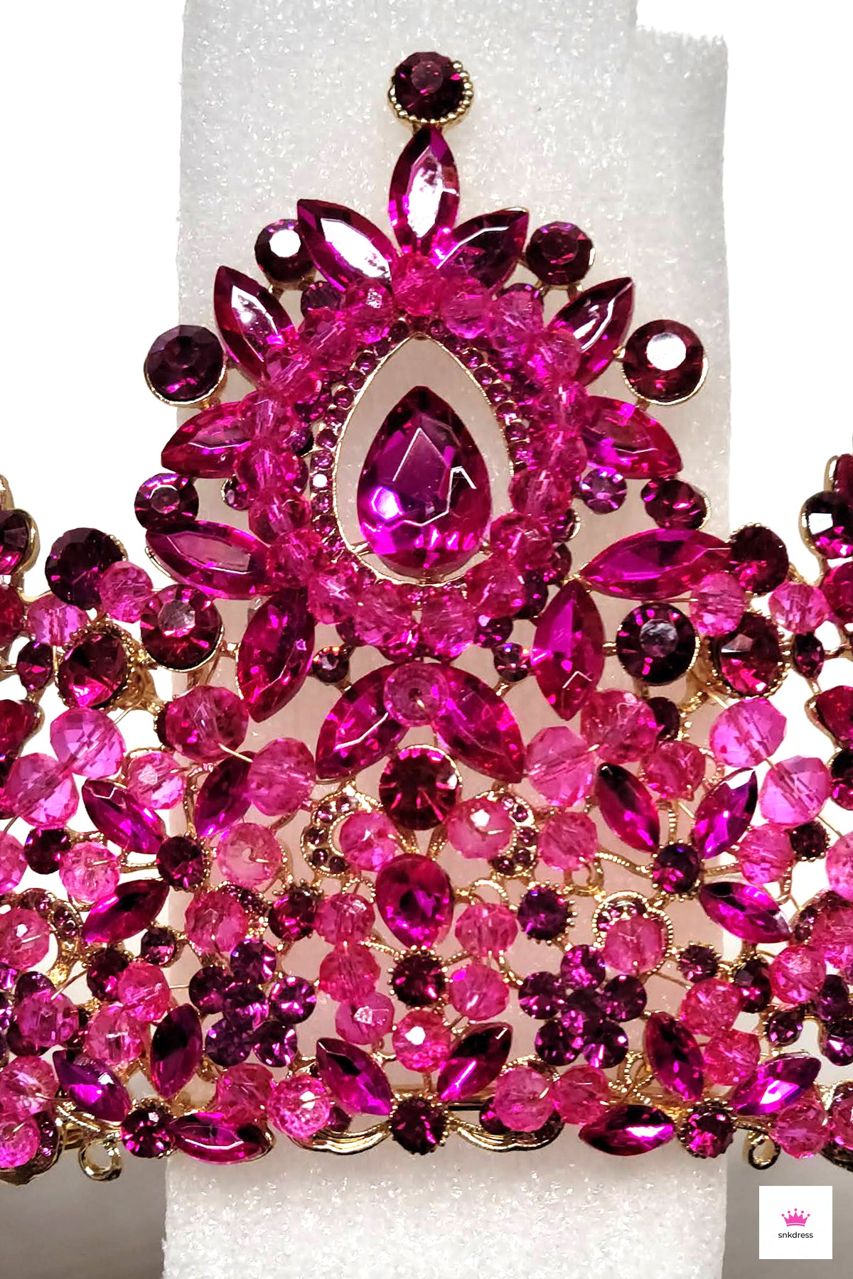 Tiara Crown by Double Heart HT96230G