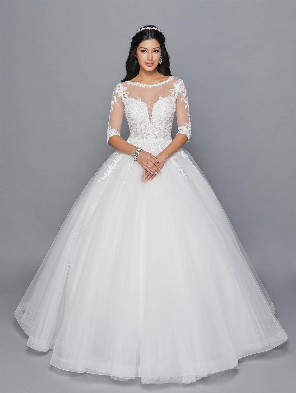 www.snkdress.com DeKlaire Bridal Style 421 wedding gown