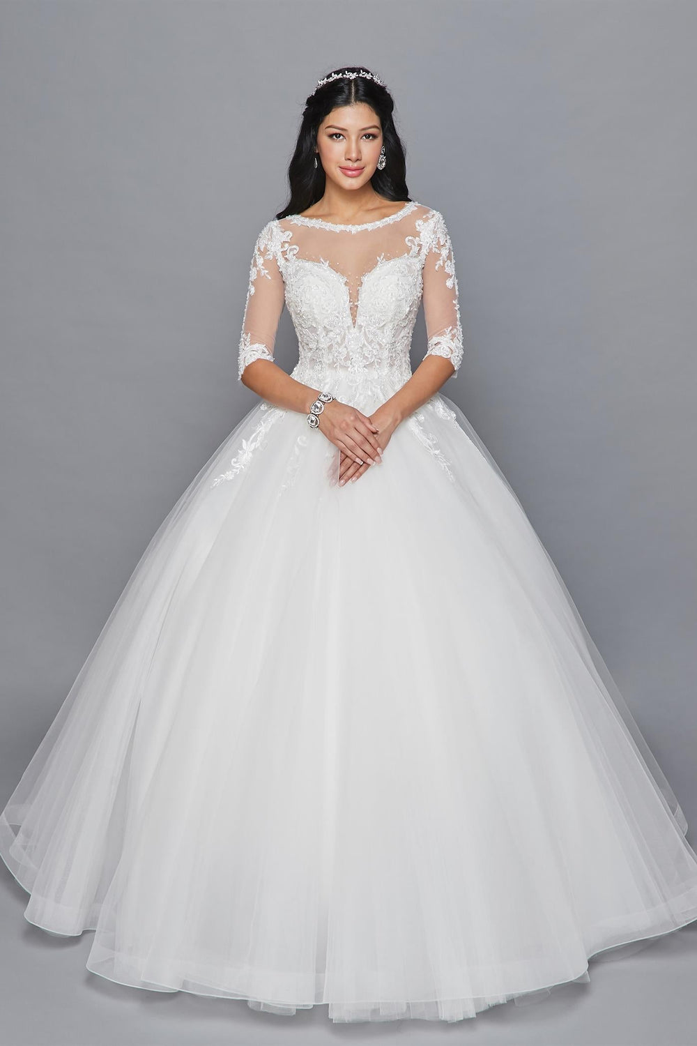 www.snkdress.com DeKlaire Bridal Style 421 wedding gown