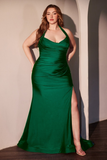 www.snkdress.com Plus size mermaid beaded tulle gown by Ladivine CD796C