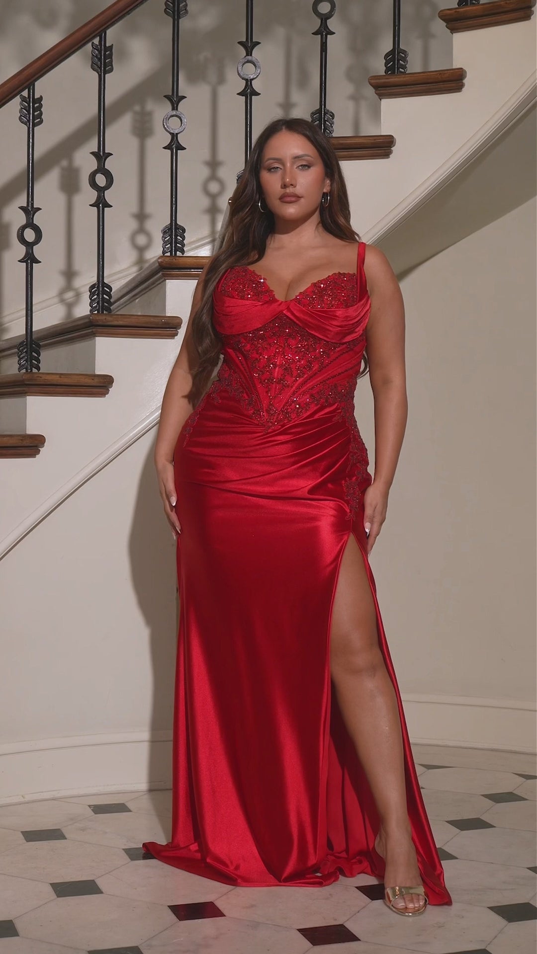 Plus Size Formal Dress by Ladivine KV1132C