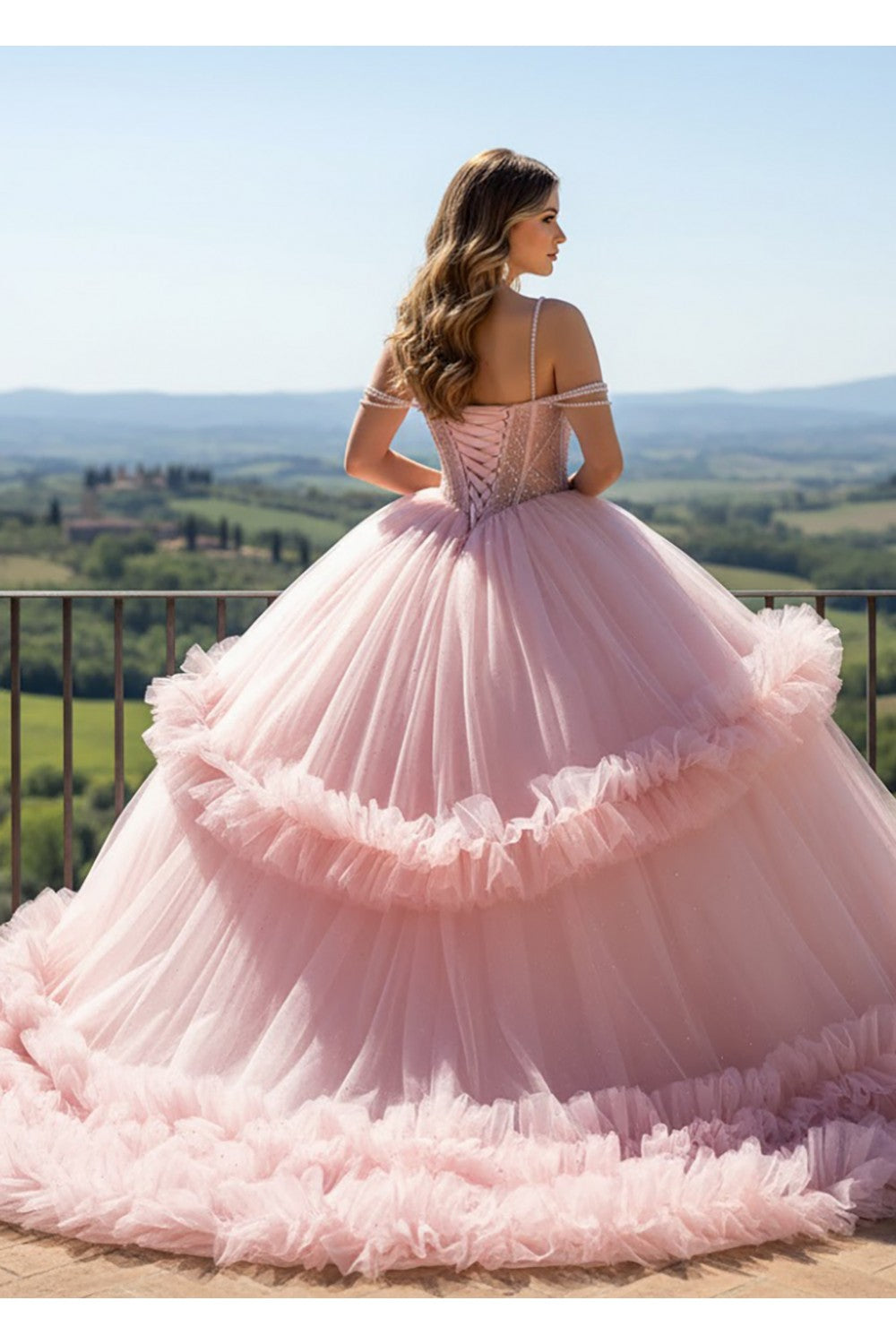 Grand Quince Glitter Ball Gown by  Couture PQ1103343
