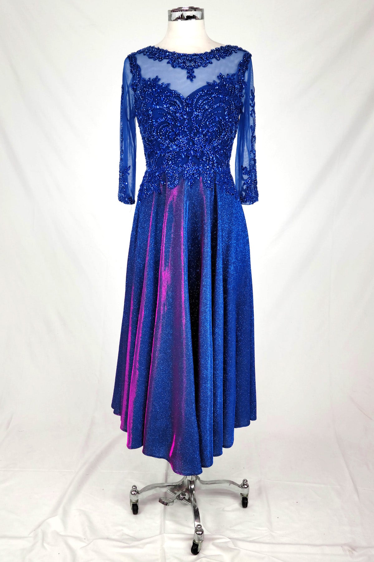 Tea-Length Mother of the Bride Dress with Pockets by Chicas J040