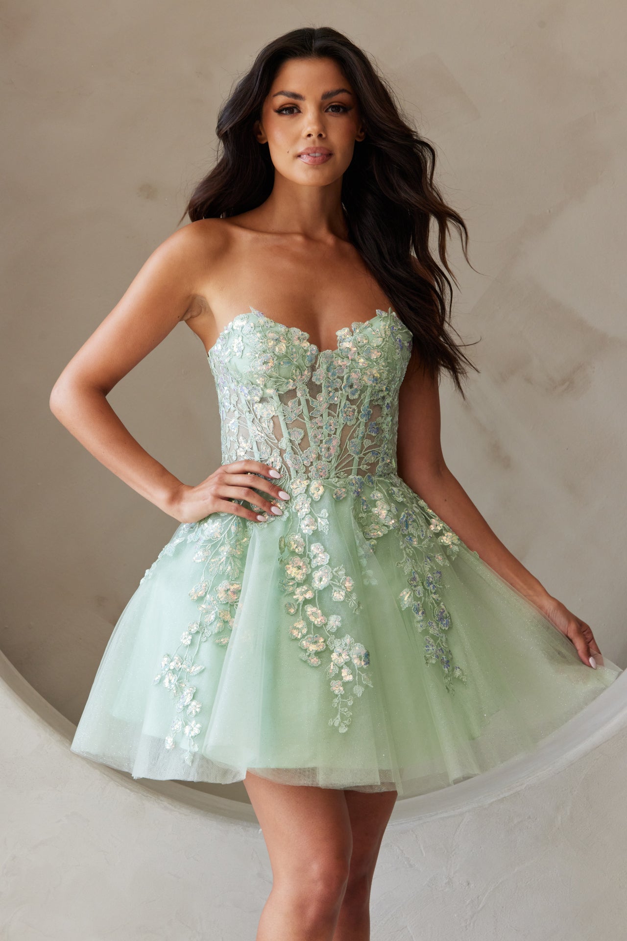 Tulle A-Line Prom Dress by Amelia Couture 902460