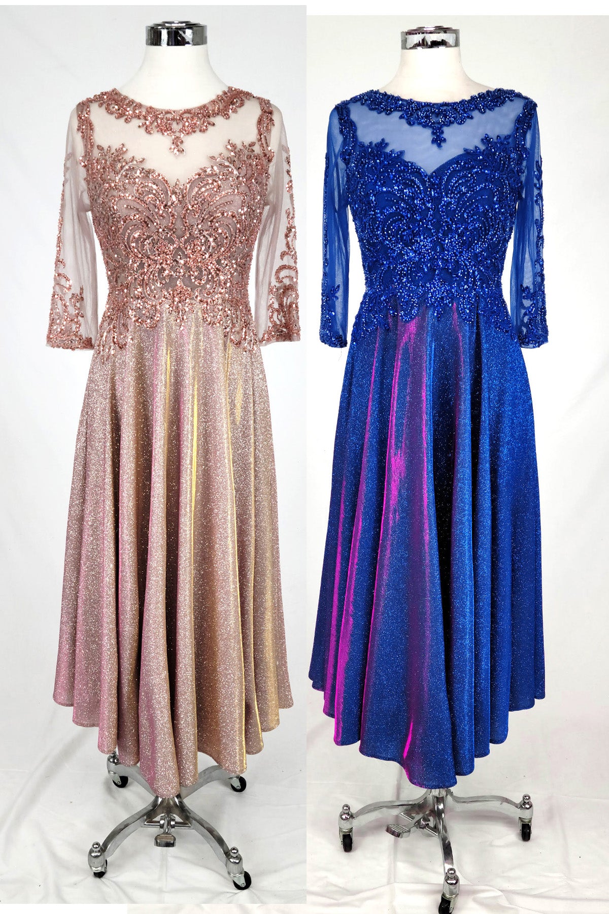Tea-Length Mother of the Bride Dress with Pockets by Chicas J040