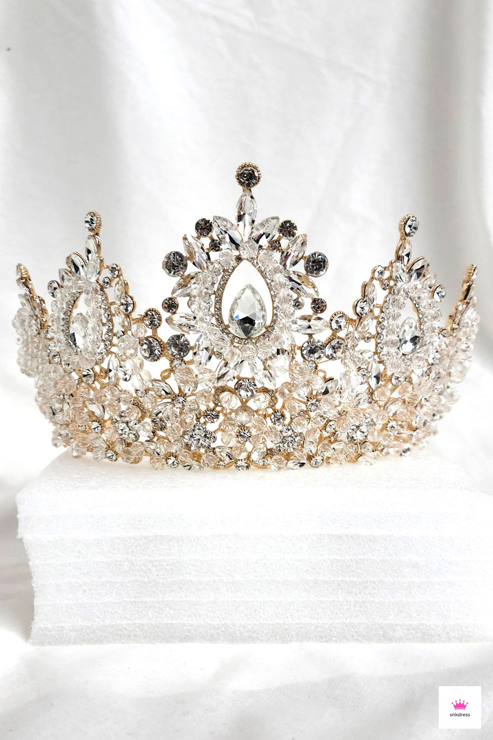 Tiara Crown by Double Heart HT96230G