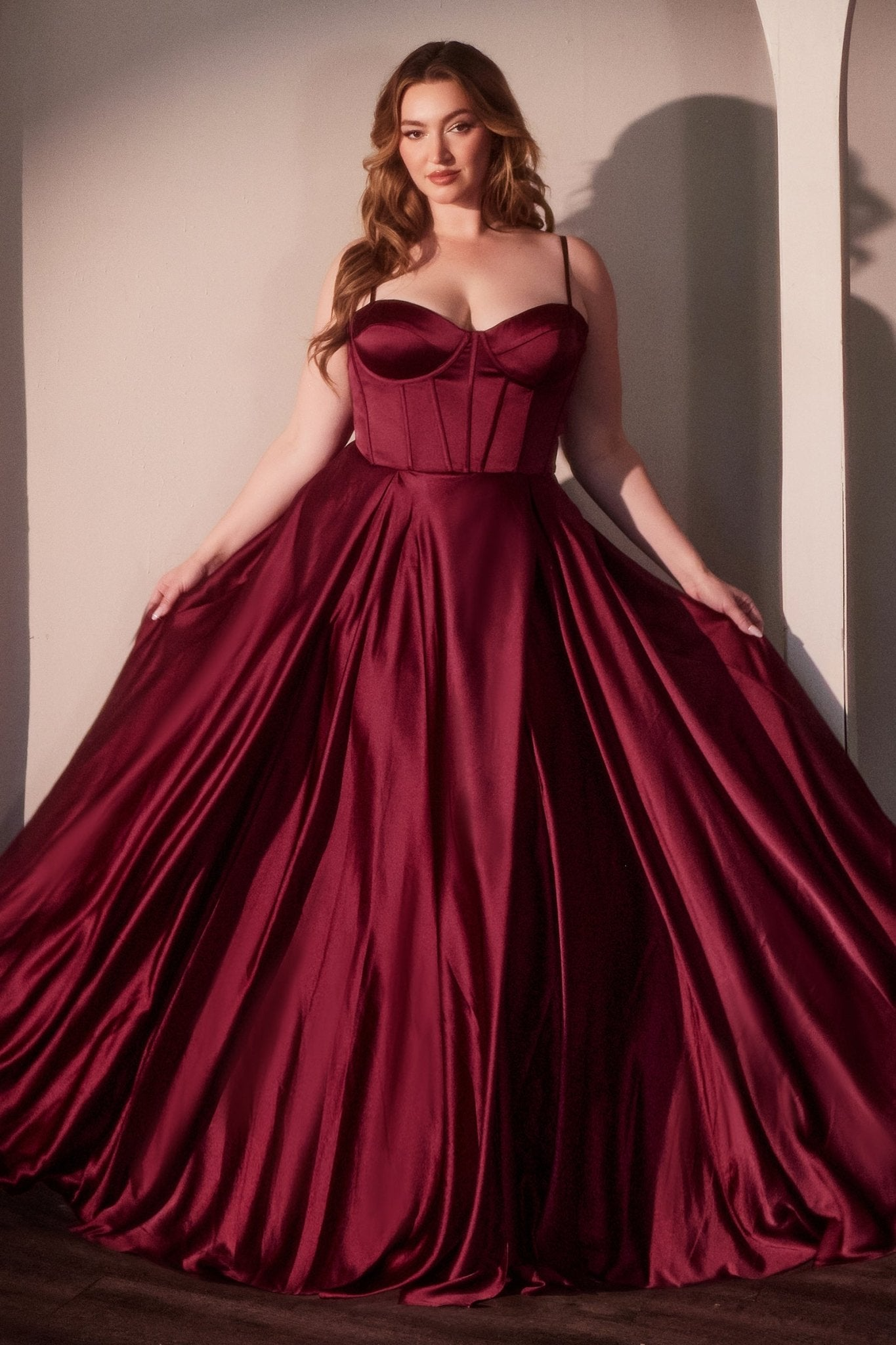 Plus Size Gown by Ladivine CD337C
