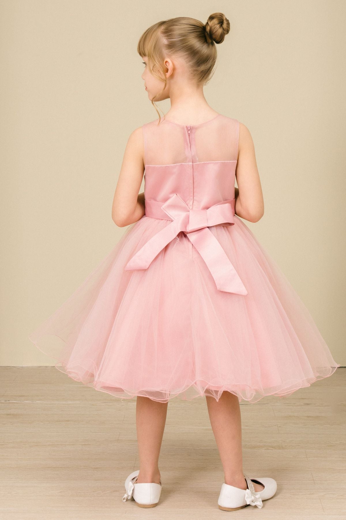 Sleeveless Tulle Kids Dress by Cinderella Couture 908334