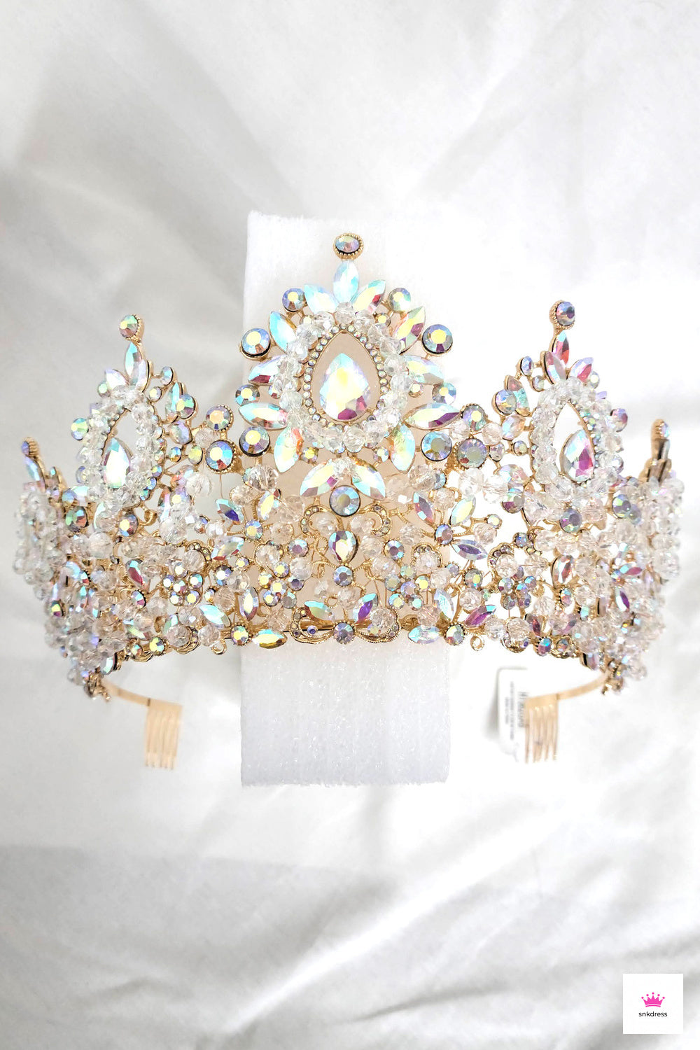 Tiara Crown by Double Heart HT96230G