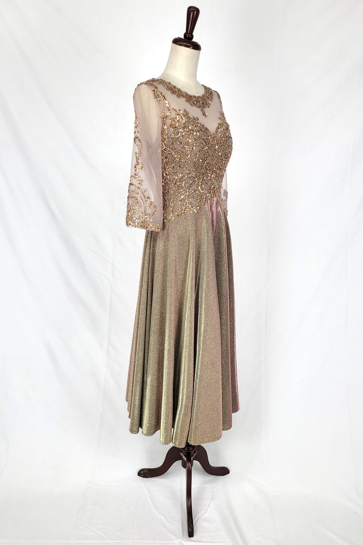 Tea-Length Mother of the Bride Dress with Pockets by Chicas J040