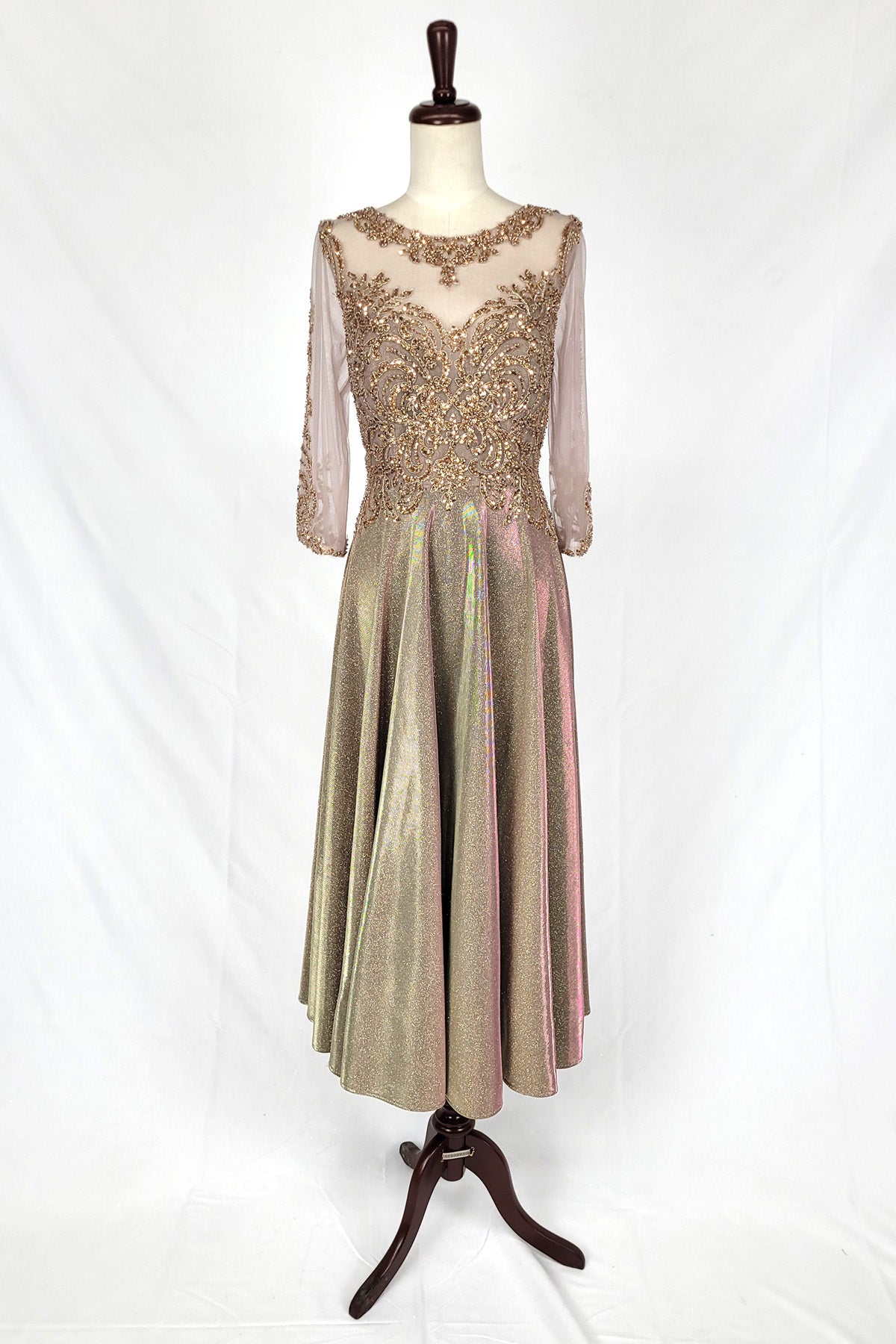 Tea-Length Mother of the Bride Dress with Pockets by Chicas J040