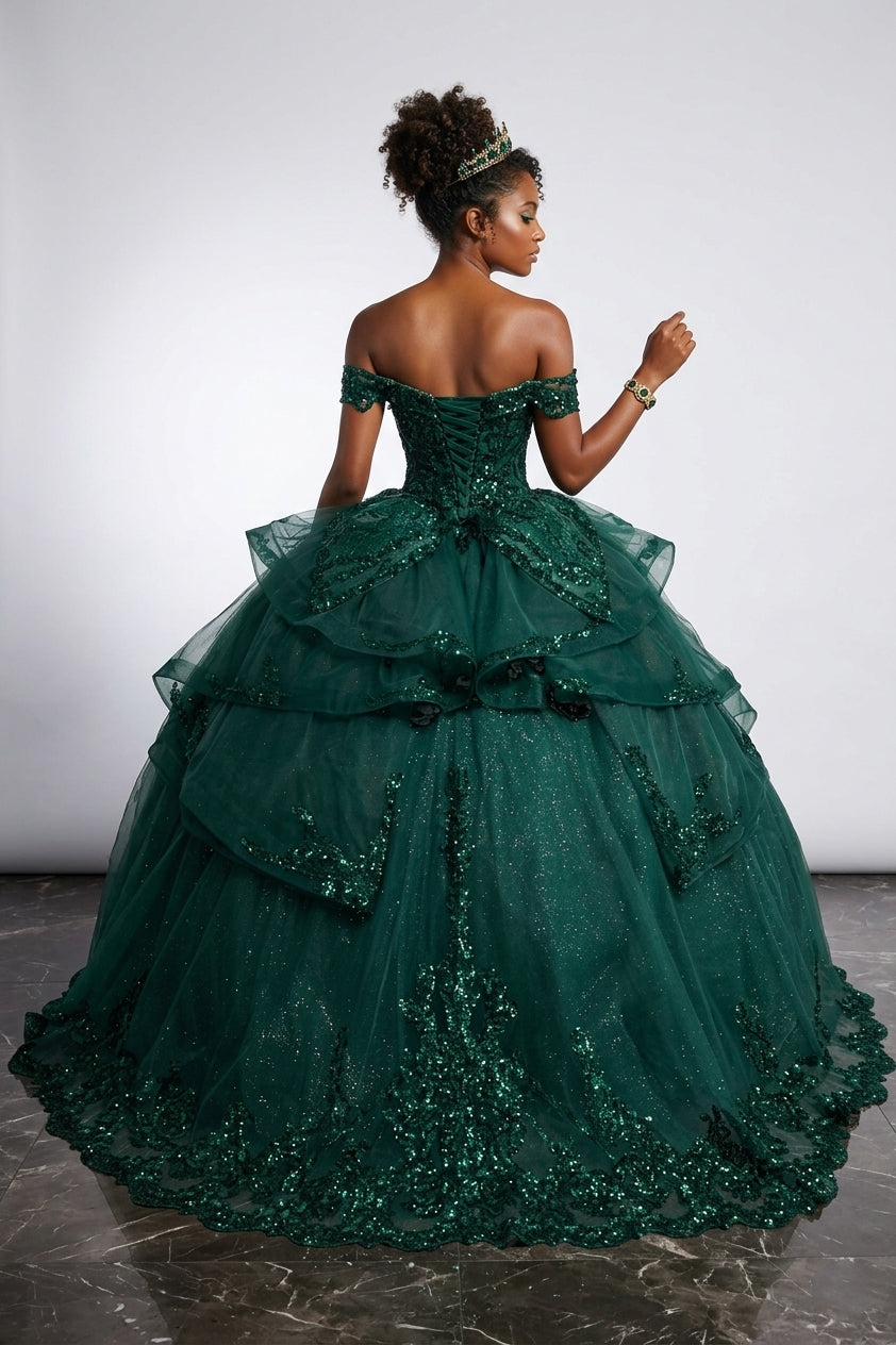 Off The Shoulder Quinceanera Dress by Chic 3063300