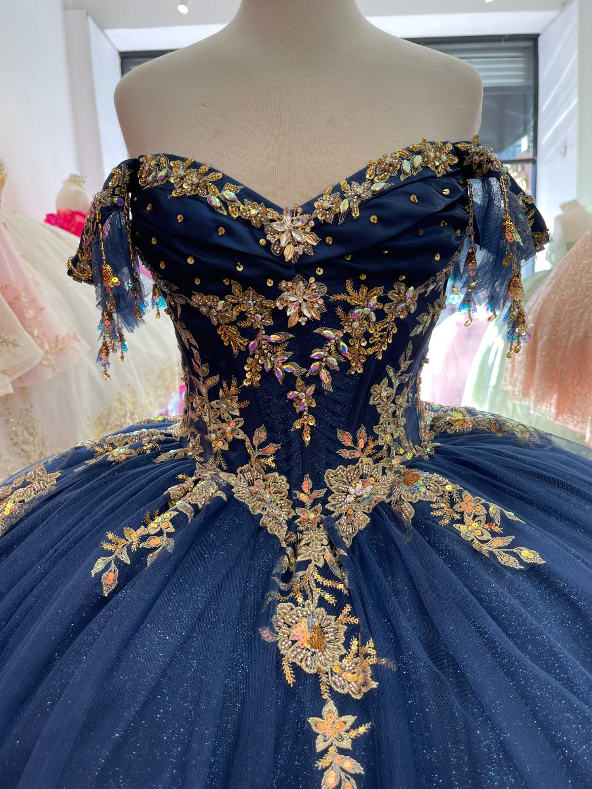 Off-Shoulder Quince Ball Gown by Couture PQ1108367