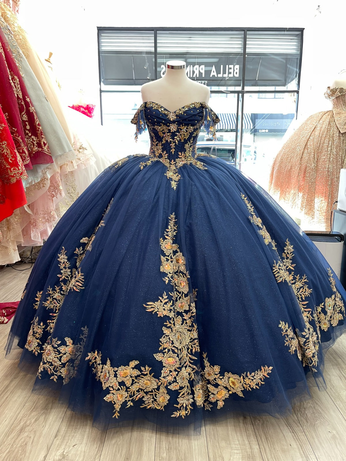 Off-Shoulder Quince Ball Gown by Couture PQ1108367