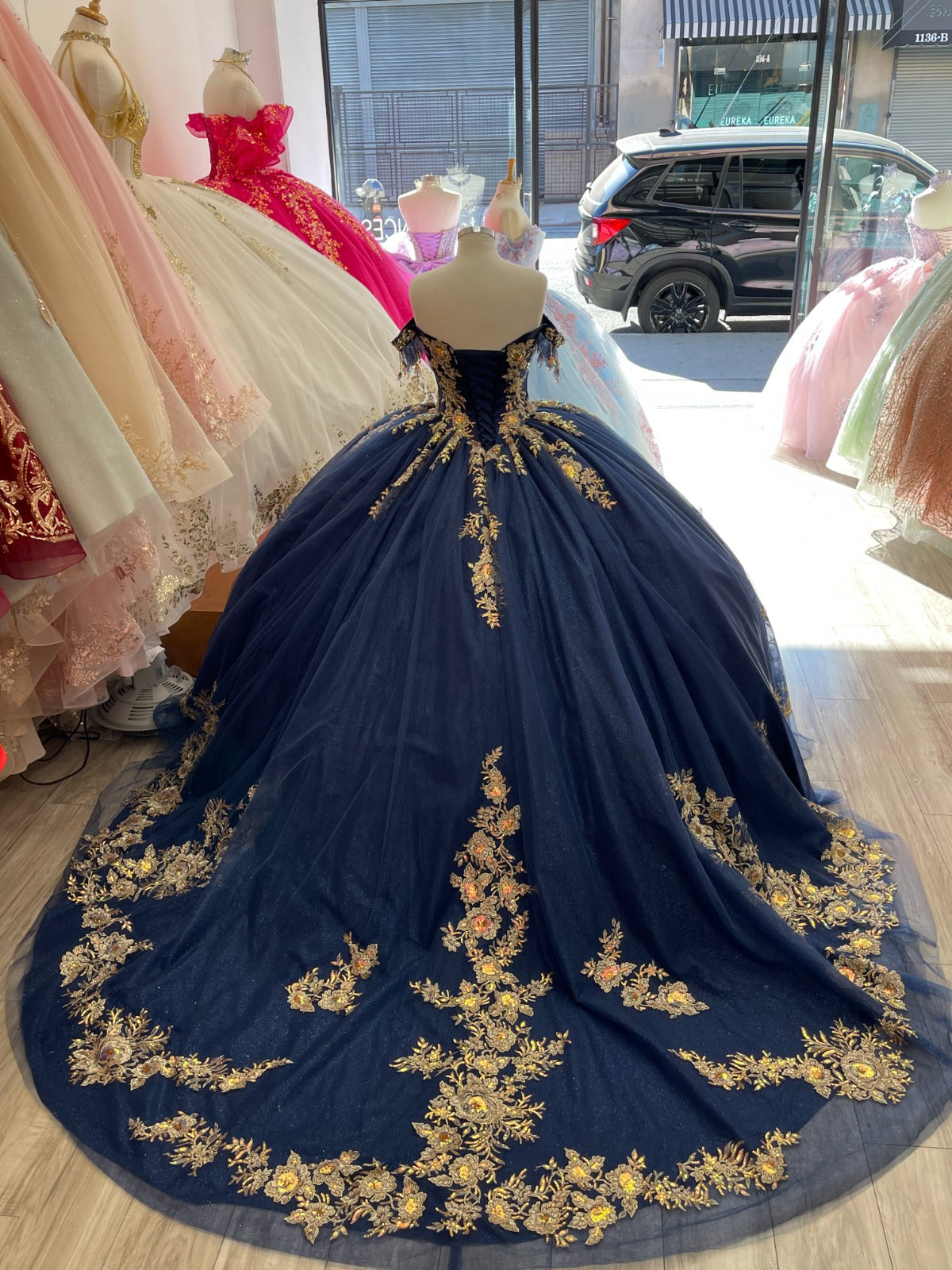 Off-Shoulder Quince Ball Gown by Couture PQ1108367