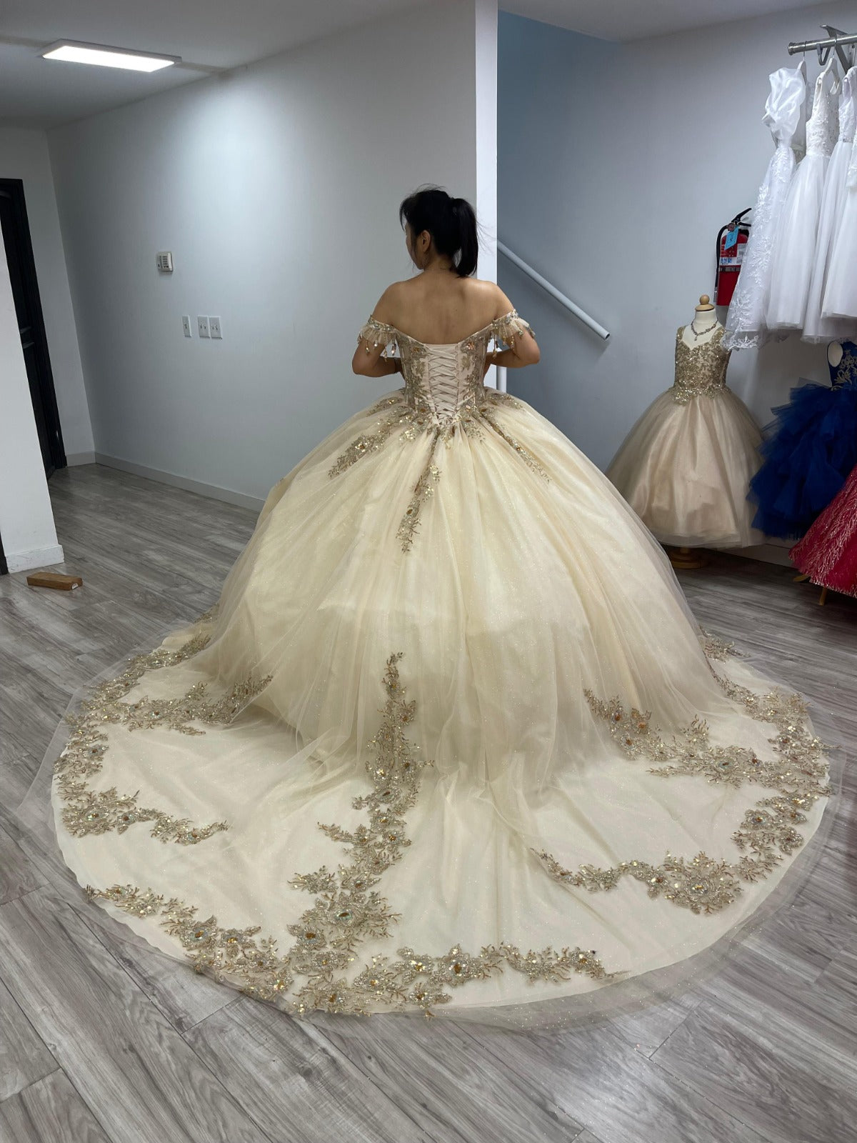 Off-Shoulder Quince Ball Gown by Couture PQ1108367