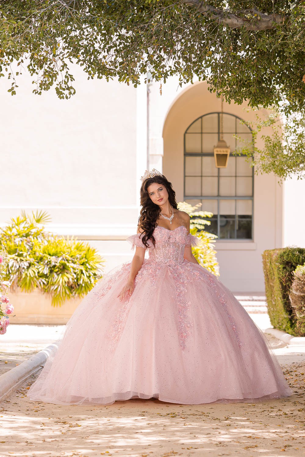 Sweetheart Detachable Puffy Ruffle Sleeve ball gown by Bella Princess Couture PQ1026