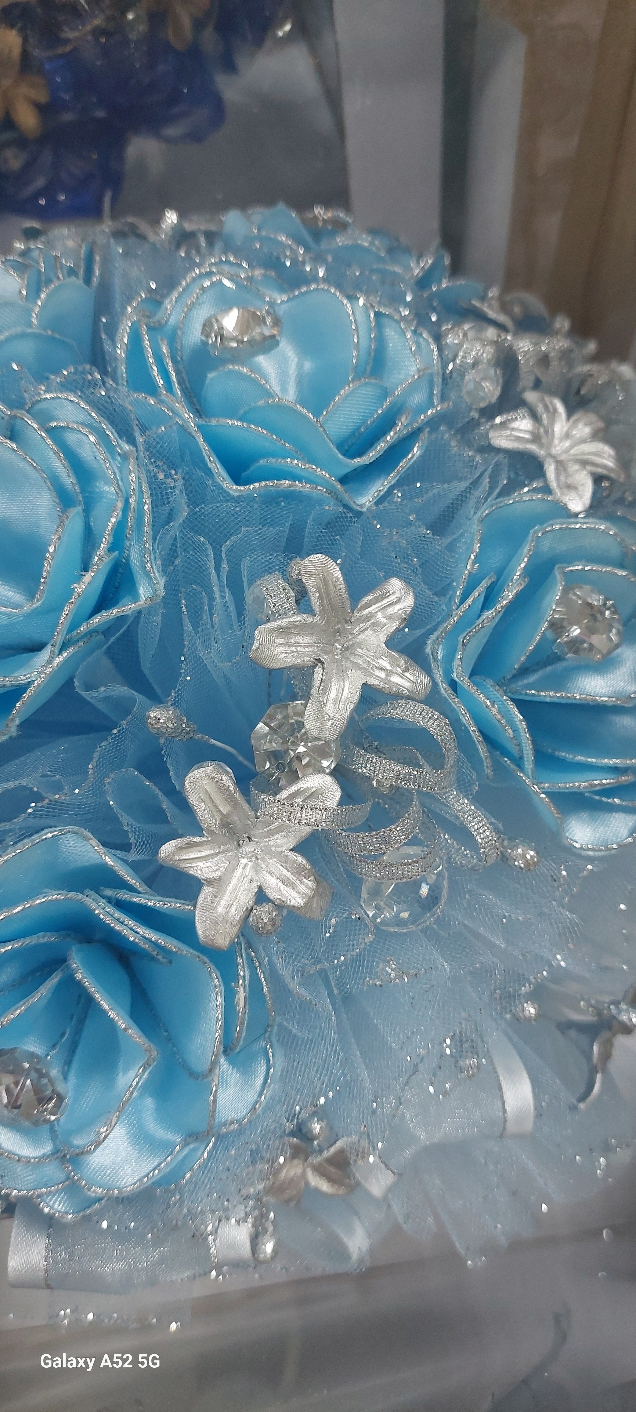 Bouquet with Rhinestone Butterfly Accents –SNKHM