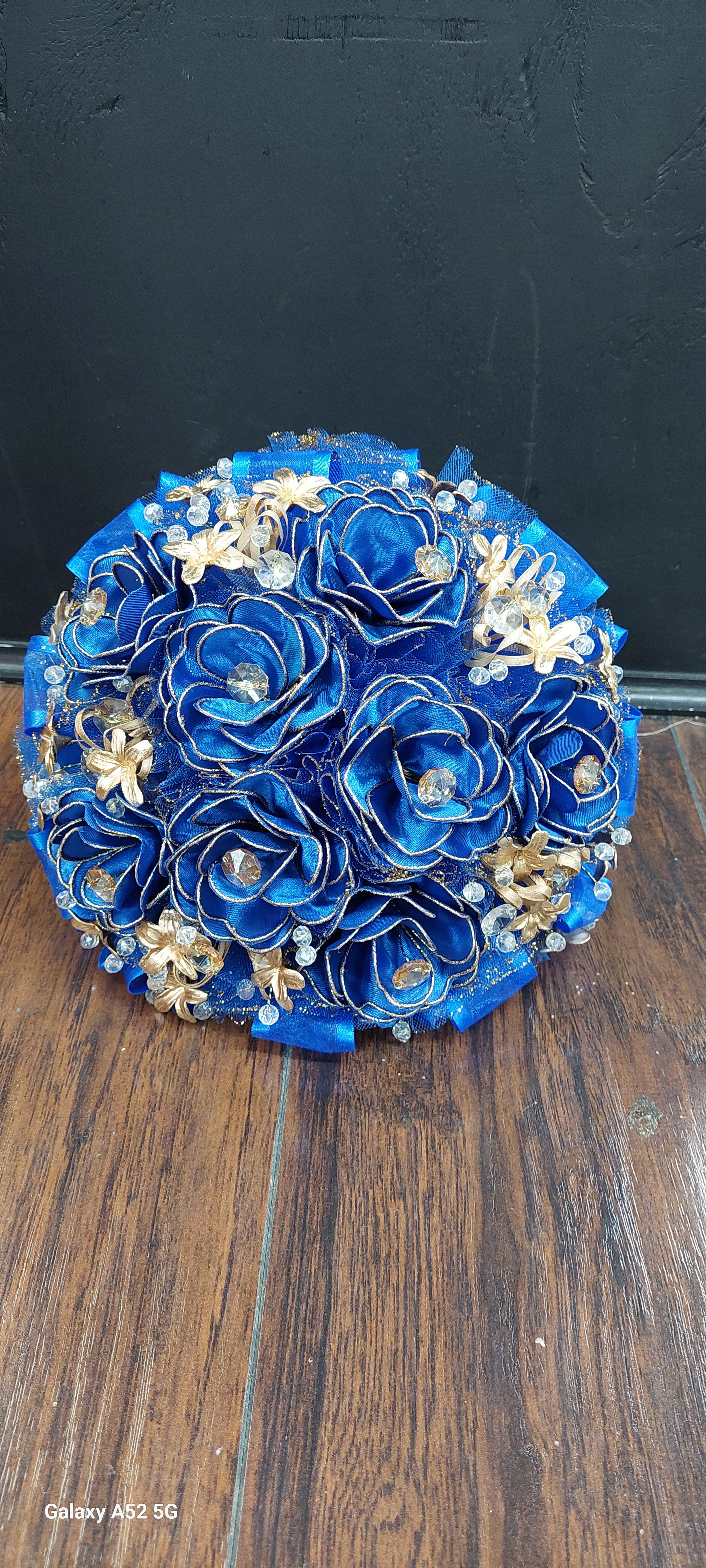 Bouquet with Rhinestone Butterfly Accents –SNKHM