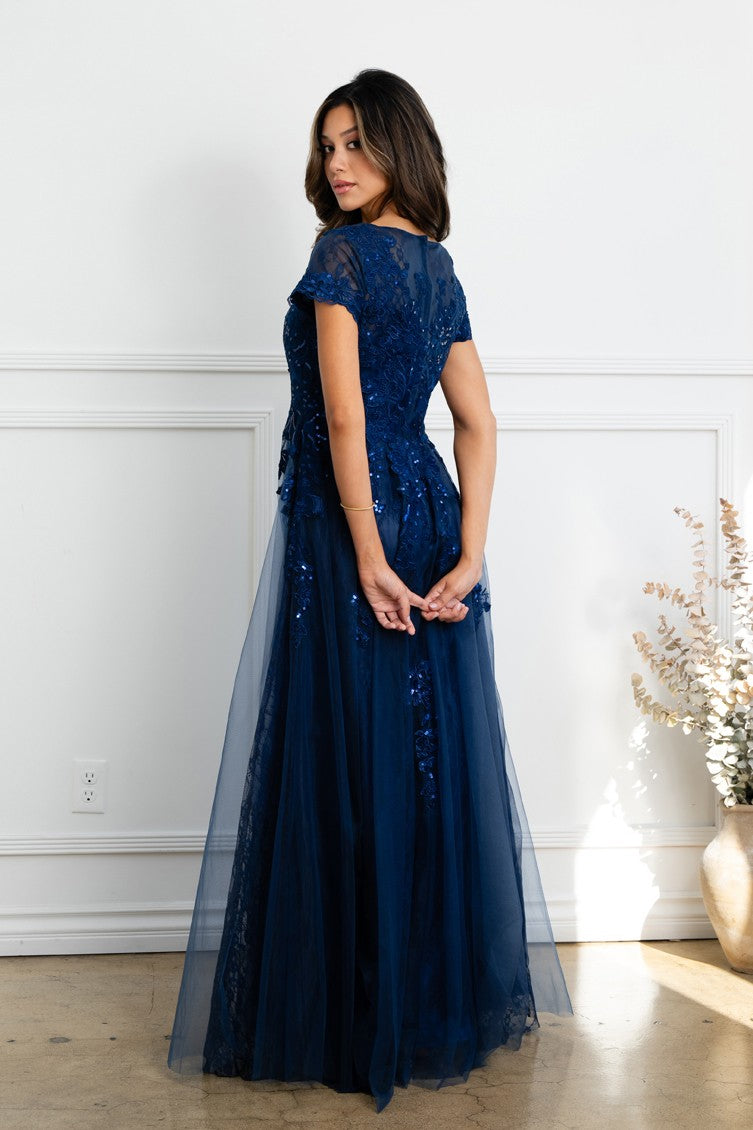 Simple Evening Dress by EVA USA 526198