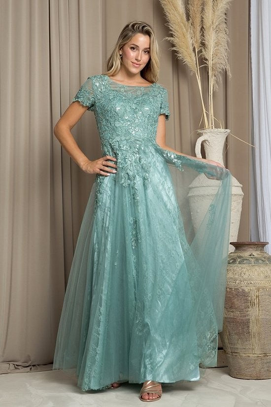 Simple Evening Dress by EVA USA 526198