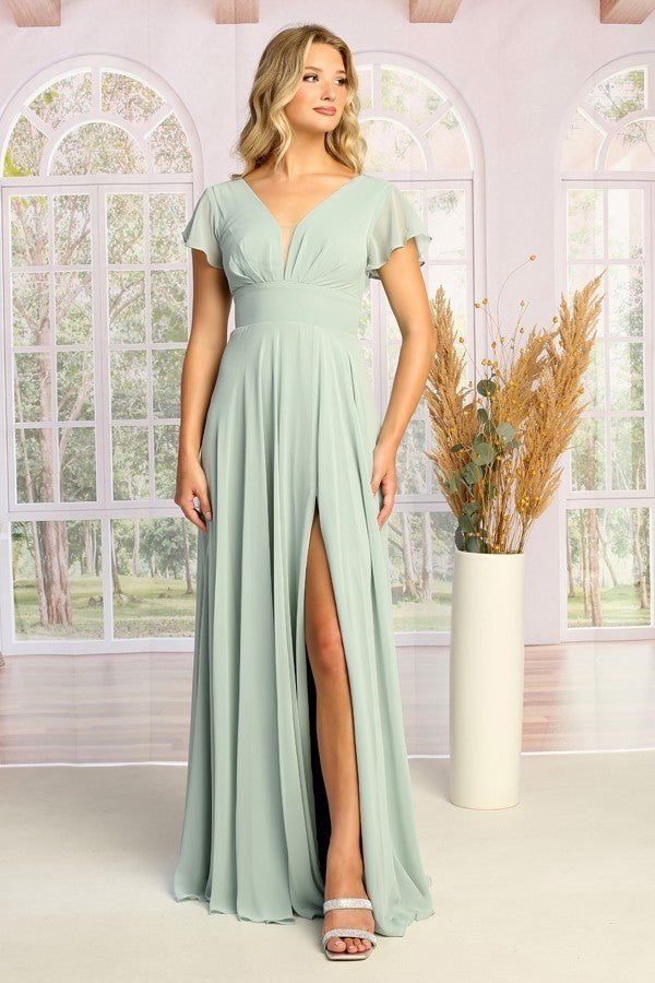 cindy bridesmaid dresses Empire Waist Bridesmaid Dress by Cindy Collection 170556