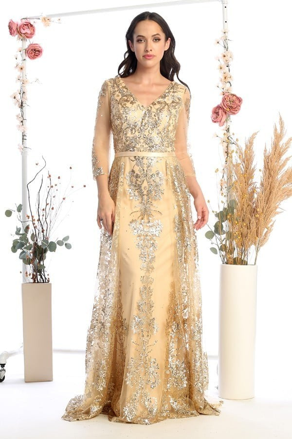 Formal dress by Cindy Collection style 50445 | www.snkdress.com