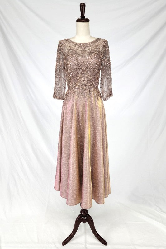 Embroidered Sequin Pocket Dress by Chicas Dress J15273