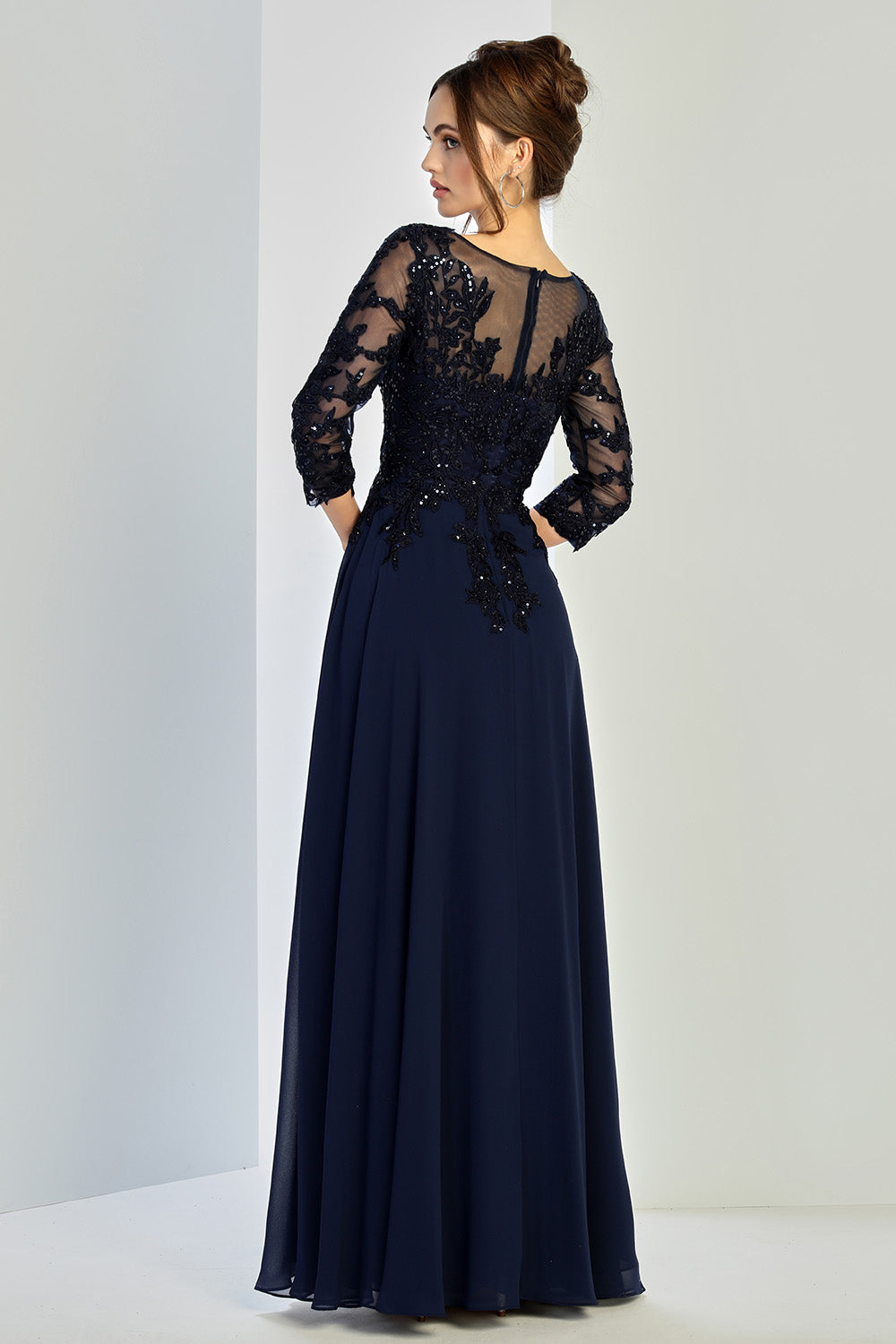 Refined plus size formal gown by AdoraUS 3247