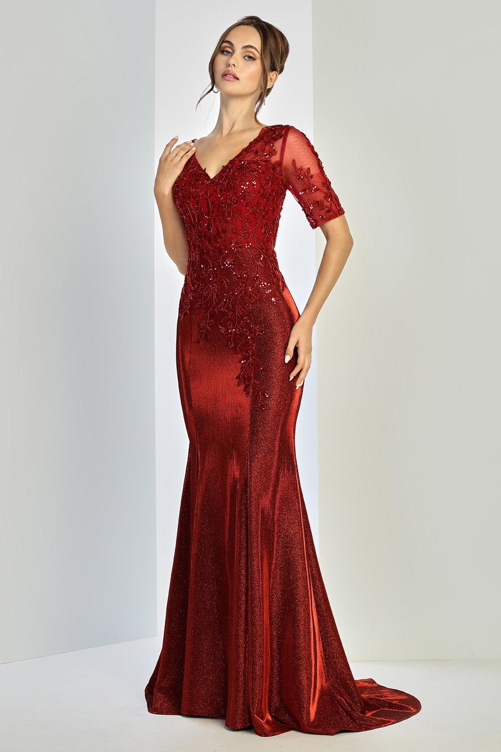 Chic plus size evening gown by AdoraUS 325259