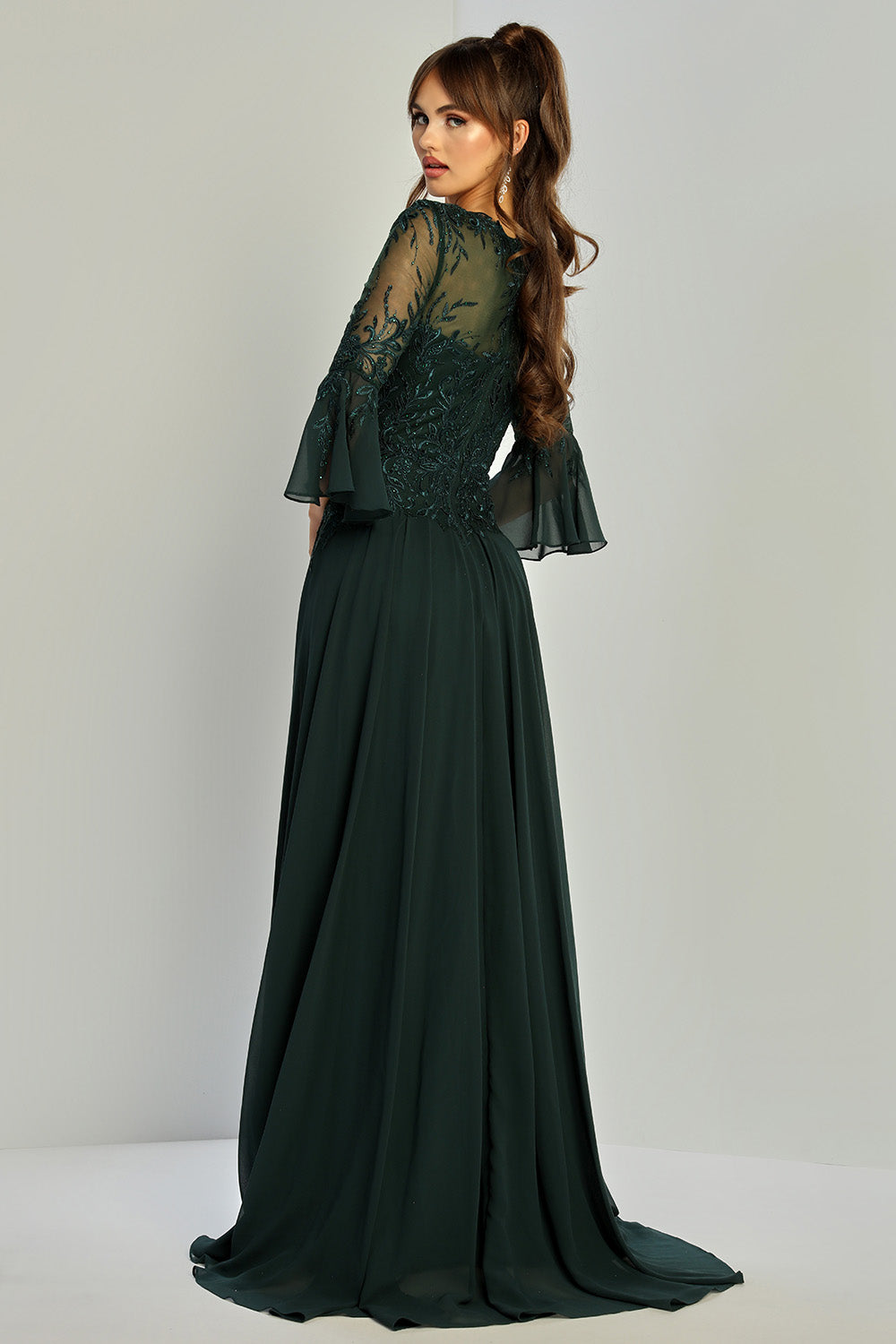 Refined plus size formal gown by AdoraUS 331748