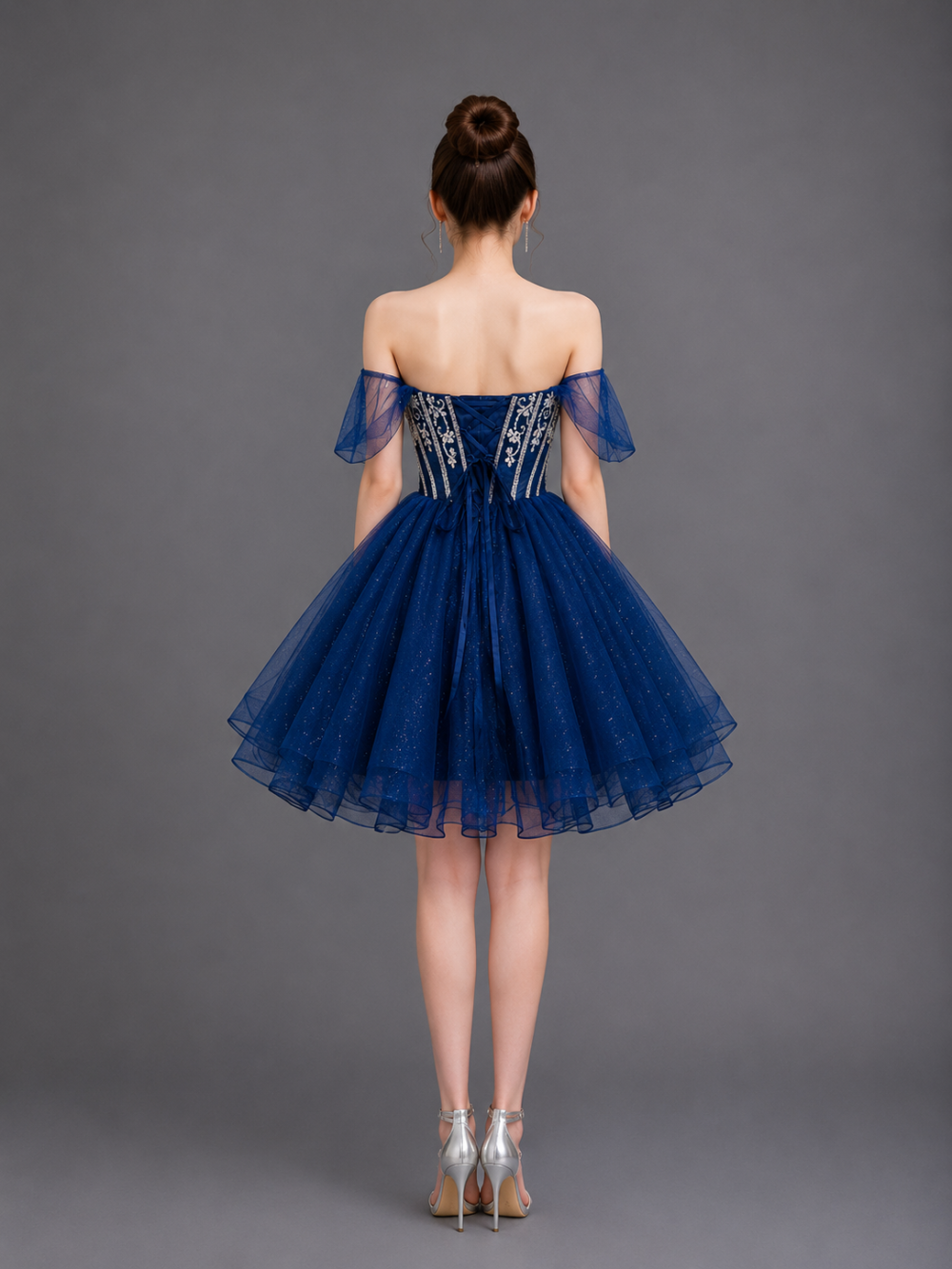 Spaghetti Strap Homecoming Dress by DQ 343872