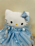 Blue Hello Kitty plush doll in quinceañera dress, SNKDRESS, www.snkdress.com