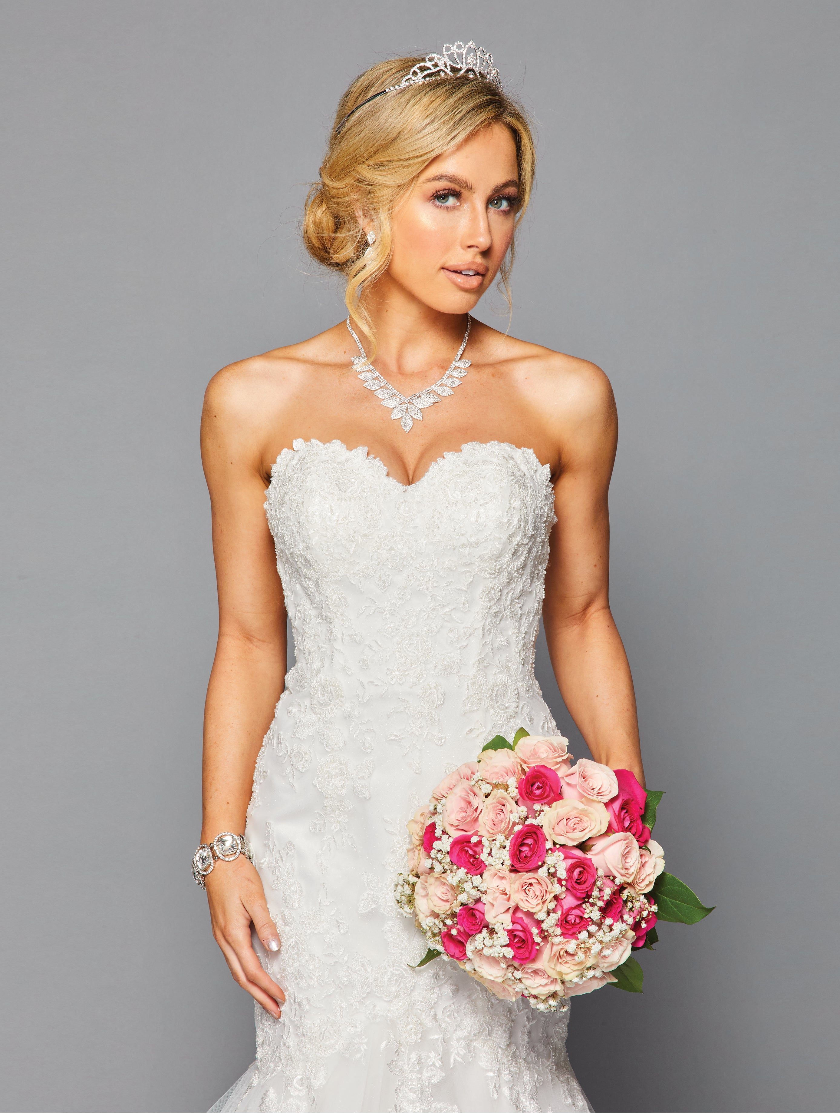 Strapless Sweetheart Mermaid Gown by Bridal 44565