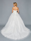 Strappy V-Neck Ball Gown Gown by Bridal 44602