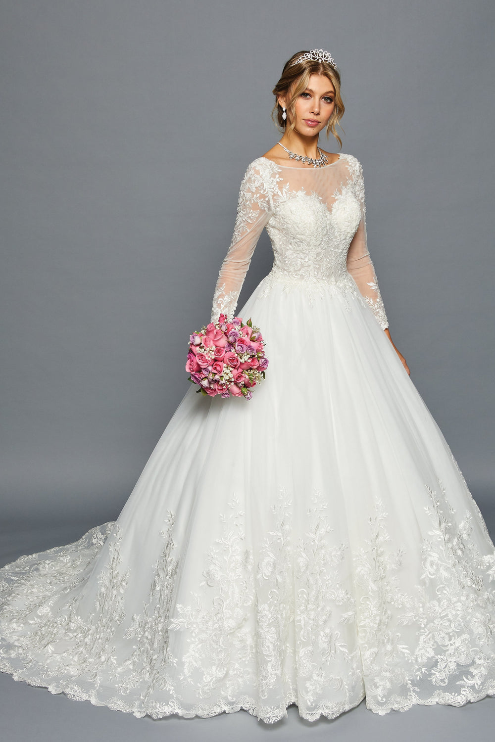 www.snkdress.com DeKlaire Bridal Style 454 wedding gown