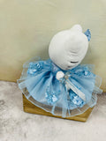Blue Hello Kitty plush doll in quinceañera dress, SNKDRESS, www.snkdress.com